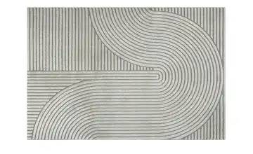 Webteppich Elio Grau Zen-Muster 160x230 cm