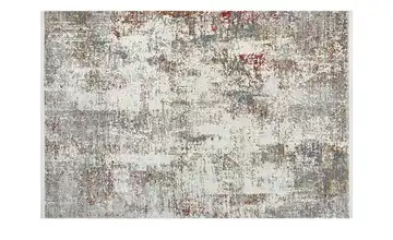 Webteppich Fabia 80x150 cm Grau, Rot