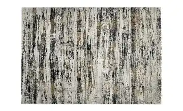 meinTeppich Teppich Creme, Anthrazit, Goldfarben 200 cm 140 cm 140x200 cm