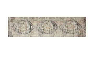 como Webteppich Jacquard Loop Läufer Hellblau 80x300 cm