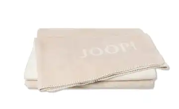 JOOP! Wohndecke Uni Doubleface Creme