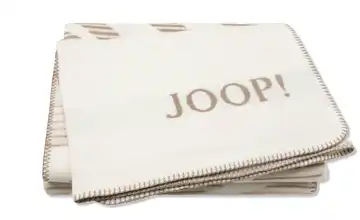 JOOP! Wohndecke Leaf Creme