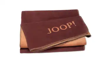 JOOP! Wohndecke Uni Doubleface Rot