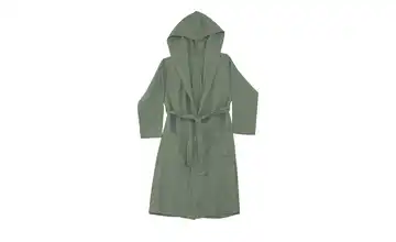 VOSSEN Bademantel Silent - Bademantel - Musselin L/XL Dunkelgrün