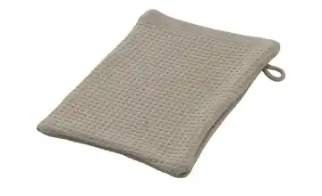 como Waschhandschuh Soft Waffle Creme 16x21 cm