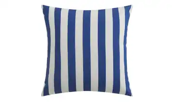 HOME STORY Kissen Sea Breeze Weiß, Blau