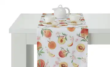 como Tischläufer  Pfirsich
