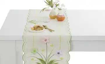 como Tischläufer  3D-Blume