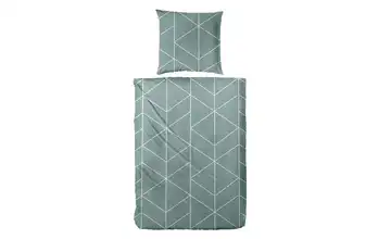 Bettwäsche-Set 200 cm 135 cm Grün