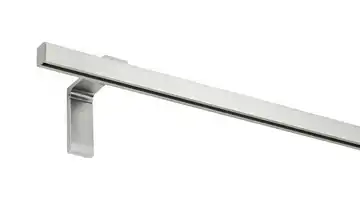 buchheister Vorhangschiene smart 1-Lauf 240 cm edelstahlfarben