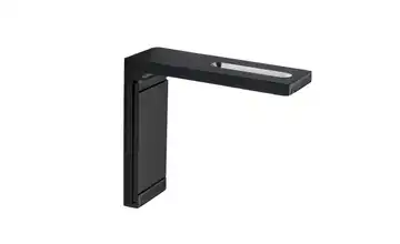 buchheister Universal Wandträger Level 9,5 cm 7,1 cm 6,5 cm Schwarz