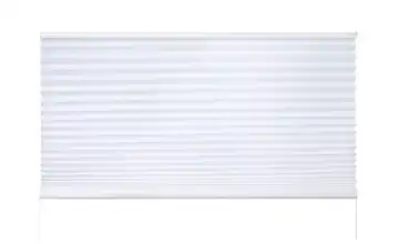 buchheister Klemmfixplissee 130 cm 60 cm Weiß