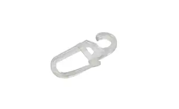 buchheister Faltehaken 10er-Set 0,3 cm 3,1 cm 1,3 cm transparent