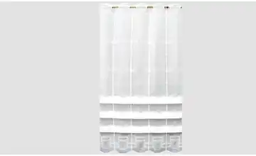 FLORENTINA Scheibengardine Weiß 175 cm 80 cm