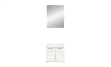  Badmöbel-Set SCHLOONSEE, 2 teilig, bestehend aus: Waschbeckenunterschrank, Spiegel, in verschiedenen Farben erhältlich, Badmöbel, Kombination, Badezimmer  Schloonsee