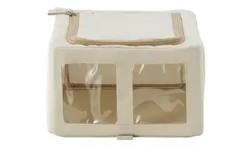 Aufbewahrungsbox mit Fenster Beige