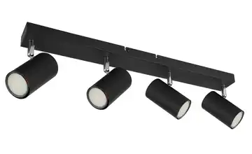 Globo Lighting Deckenstrahler 6 cm 12 cm 56 cm 4-flammig Schwarz, matt