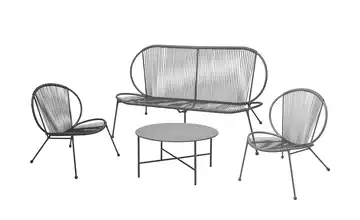  Loungeset  4er Gartenmöbelset