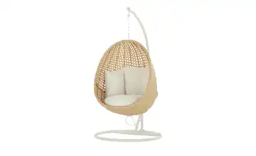 a casa mia Hängesessel Tahiti Natur, Creme