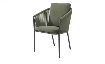 a casa mia Sessel Grenobel Grün