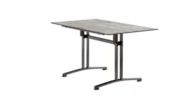 Sieger Gastro-Tisch Polytec Platte Grau