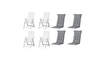 Siena Garden Gartensessel 8er-Set Tampa