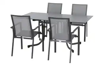 Siena Garden Gartenmöbel 5er-Set Velia