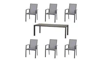 Siena Garden Gartenmöbel 7er-Set Velia