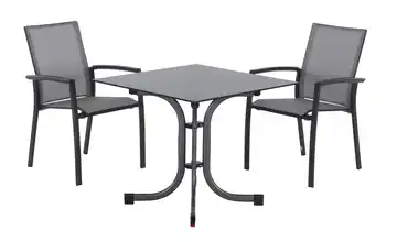 Siena Garden Gartenmöbel 3er-Set Velia