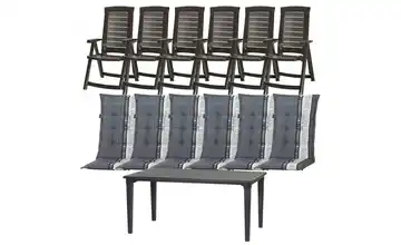 Siena Garden Gartenmöbel 13er-Set  Aruba