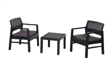 Siena Garden Gartenmöbel 3er-Set Kraka
