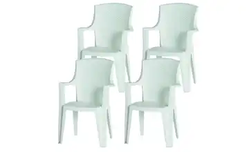 Siena Garden Stapelsessel 4er-Set Eden