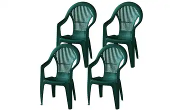 Siena Garden Stapelsessel 4er-Set  Vega