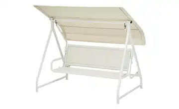 KETTLER Hollywoodschaukel Weiß, Beige