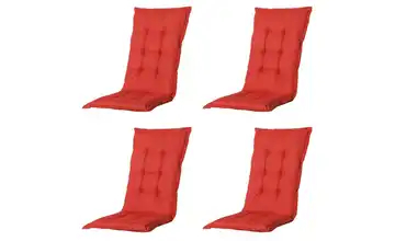 Auflage hoch 4er-Set Rot 6 cm