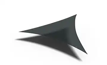 Siena Garden Sonnensegel 3-Eck  Coolfit
