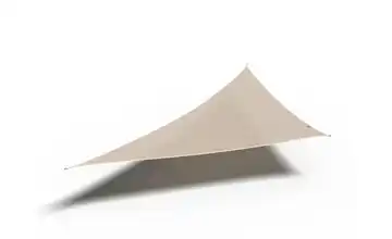 Siena Garden Sonnensegel 3-Eck 500 cm 500 cm Weiß Bezug aus 285g/m² Polyethylen (HDPE), 500x500x710 cm 710 cm