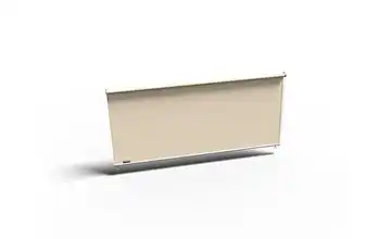 Siena Garden Rollo Bezug aus HDPE, 285g/m² in altweiß, inkl. Montagematerial Weiß 248 cm