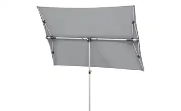 Schneider Schirme Sonnenschirm Novara silberfarben, Silbergrau