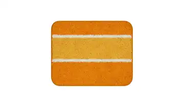 Grund Badematte Orange 50 cm 40 cm