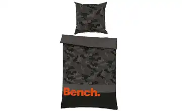 Bettwäsche-Set Bench 200 cm 135 cm Khaki 135x200 cm