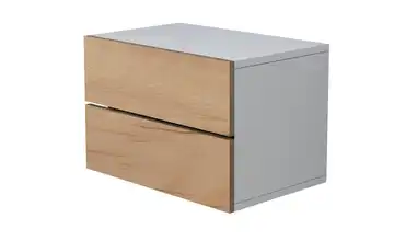 Wandschublade Usal Weiß, Eiche (Nachbildung)