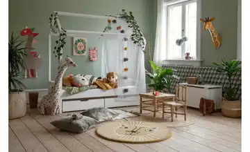 Hoppekids Hausbett-Vorhang 70x160 cm Mermaid