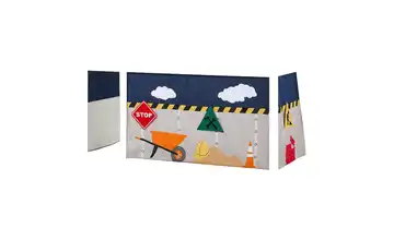 Hoppekids Vorhang für Spielbett 70x160 Construction