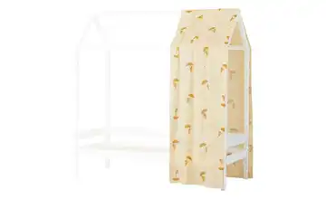Hoppekids Hausbett-Vorhang 70x160 cm Ole Lukoie Gelb