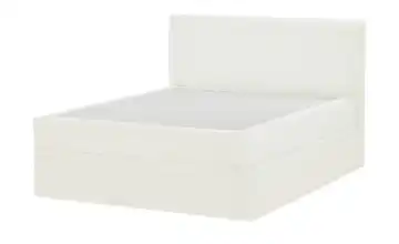 Boxi Boxspringbett Boxi Classic Creme 180 cm Cordstoff H4 & H5 Viscoschaumkern