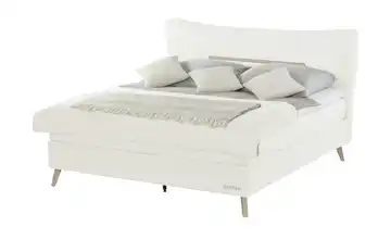 SKAGEN STUDIO Boxspringbett Vestre Creme 160 cm H2 & H4