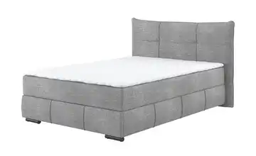 Boxbett Margam 140 cm Silbergrau H3