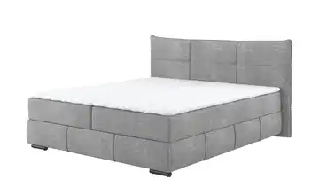 Boxbett Margam 180 cm Silbergrau H4