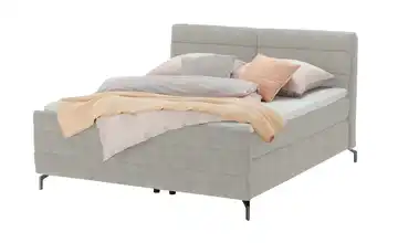 pop Boxspringbett Maranello Basic H2 & H4 Grau 180 cm